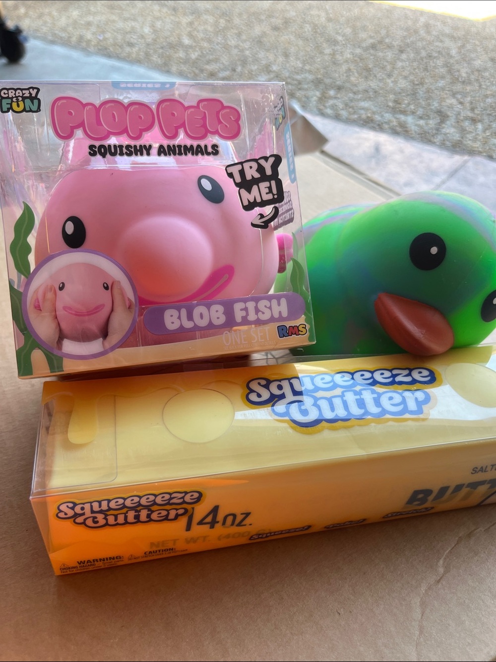 Plop Pets Blob Fish Squishy Toy - Pink